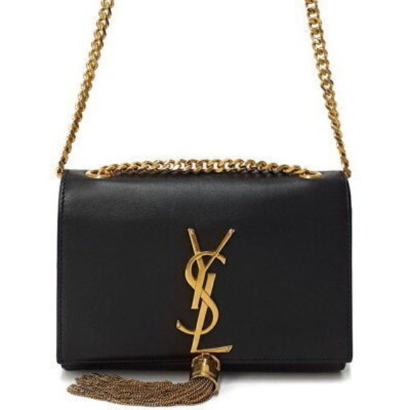 Saint Laurent Paris Monogram Kate Chain Shoulder Bag - Picture 1 of 8